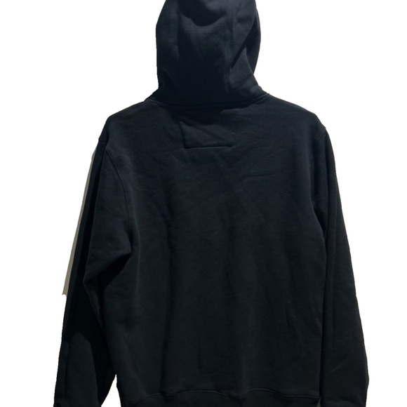 Caterpillar Sweatshirt Mens Medium Black Hoodie CAT Construction Logo Sweater - Picture 2 of 7